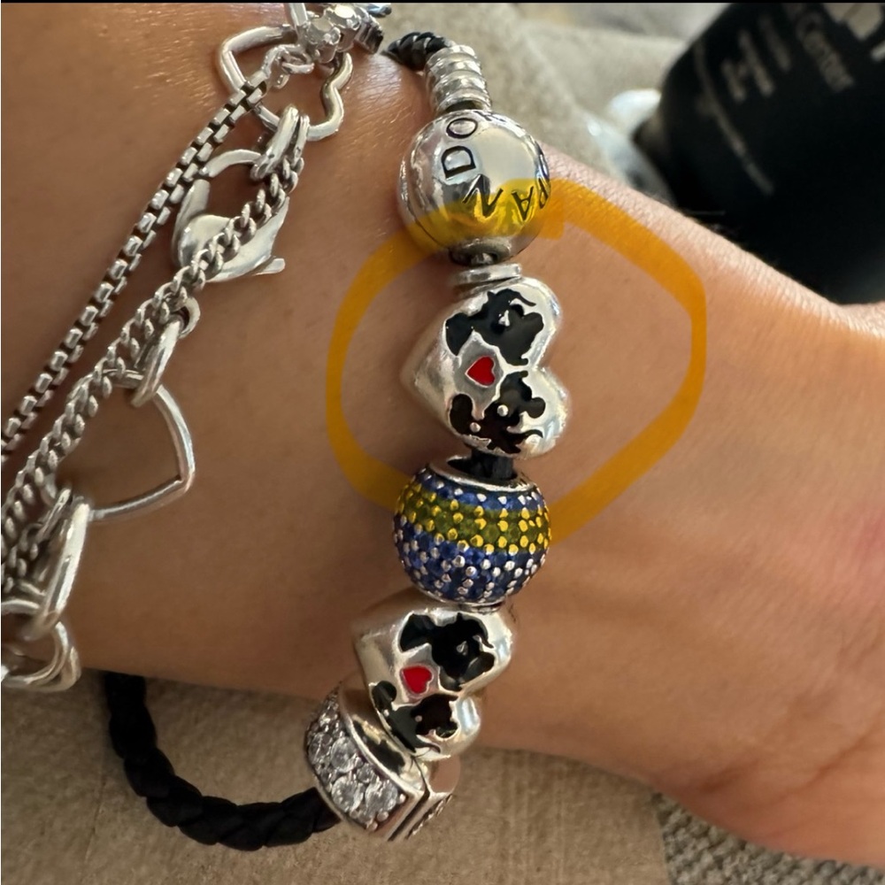 Authentic PANDORA Disney Parks “Believe In Magic” Charm